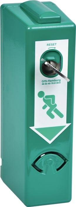 GFS 990000 EH-Türwächter 990000 Profil-Halbzylinder inkl. 3 Schlüssel grün lacki-0