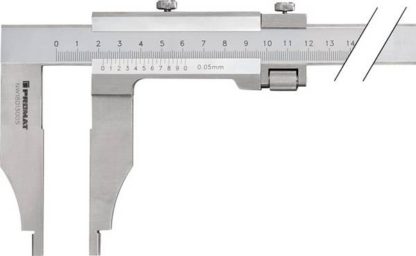 Werkstattmessschieber DIN862 250mm Schnabel-L.75mm PROMAT