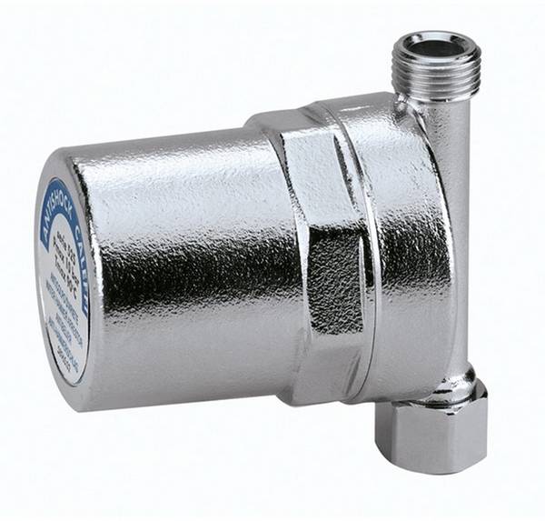 CALEFFI 525130 Wasserschlagdämpfer 525 Messing, verchromt Überwurfmutter 3/8Zoll