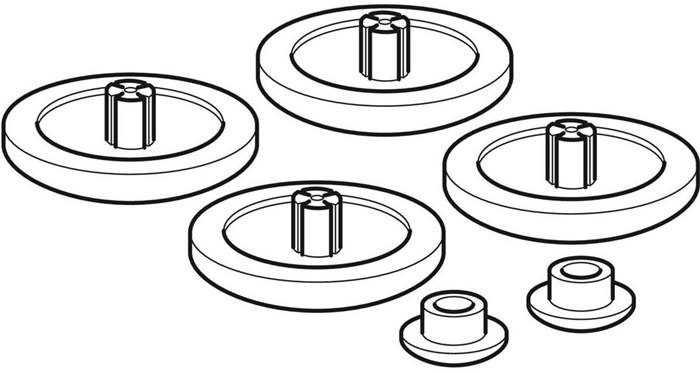 GEBERIT 598094000 Sitzdeckelpuffer für WC-Sitze-0