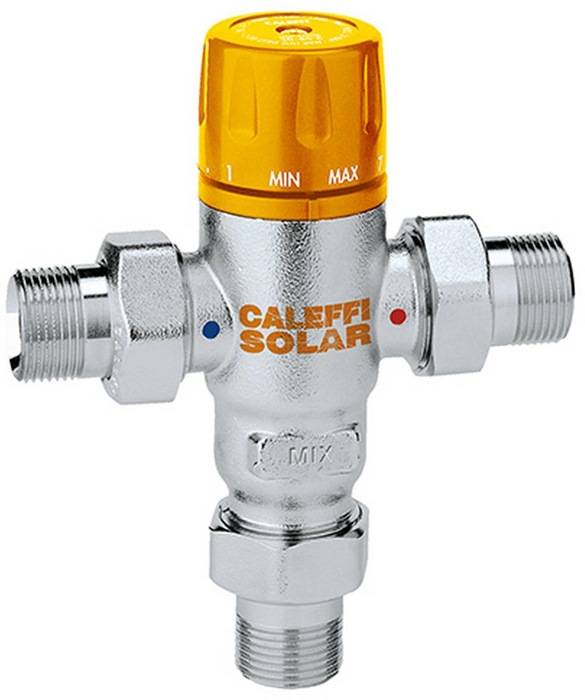 CALEFFI 252150 Solar-Thermomischer 252 für Eingangstemperaturen bis 100 GrC 3/4Z-0