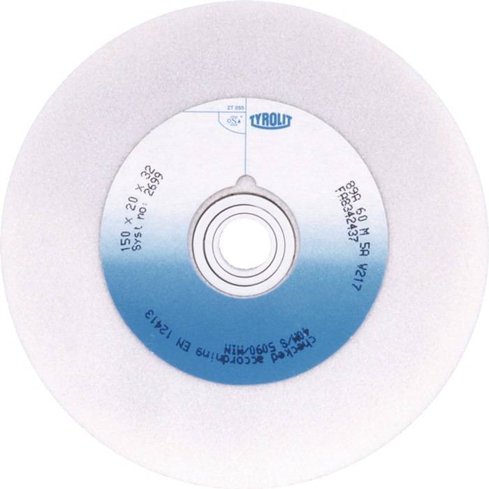 TYROLIT 2699 Schleifbockscheibe Ø150xB20x32mm 60 Aluminiumoxid-0