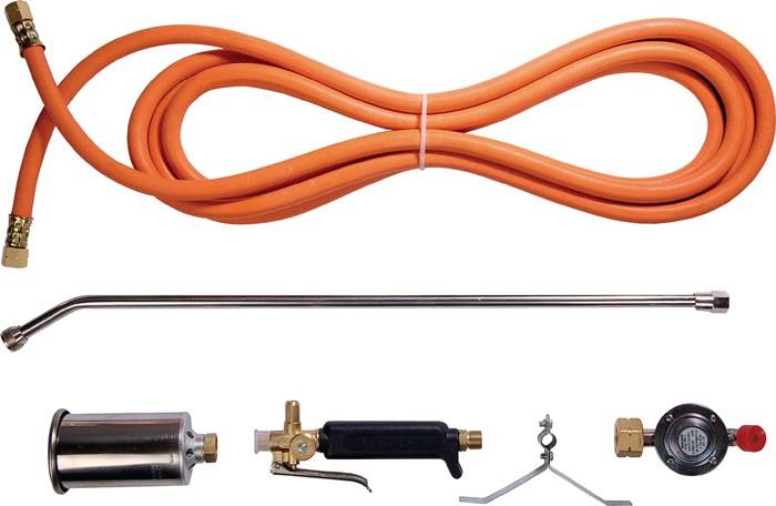 KAYSER 41635NW Propananwärmbrennerset mit Druckminderer manuelle Zündung 5 m-0