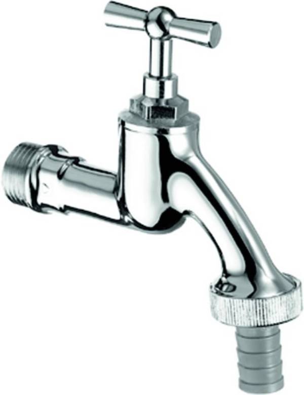 SCHELL Auslaufventil 1/2Zoll, mit Knebelgriff mattchrom