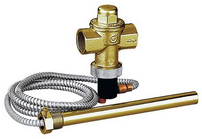 CALEFFI 543503 Ablaufsicherung 543 thermisch, Kapillarrohr 1300 mm 3/4Zoll therm-0