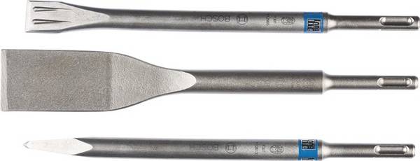 BOSCH 2607019159 Meißel-Set SDS-plus SDS-plus 3-teilig selbstschärfend Länge 250