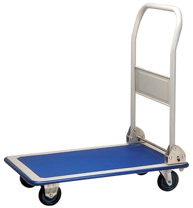 Plattformwagen Ladeflächen L720xB470mm STA hellgrau Trgf.150kg-0