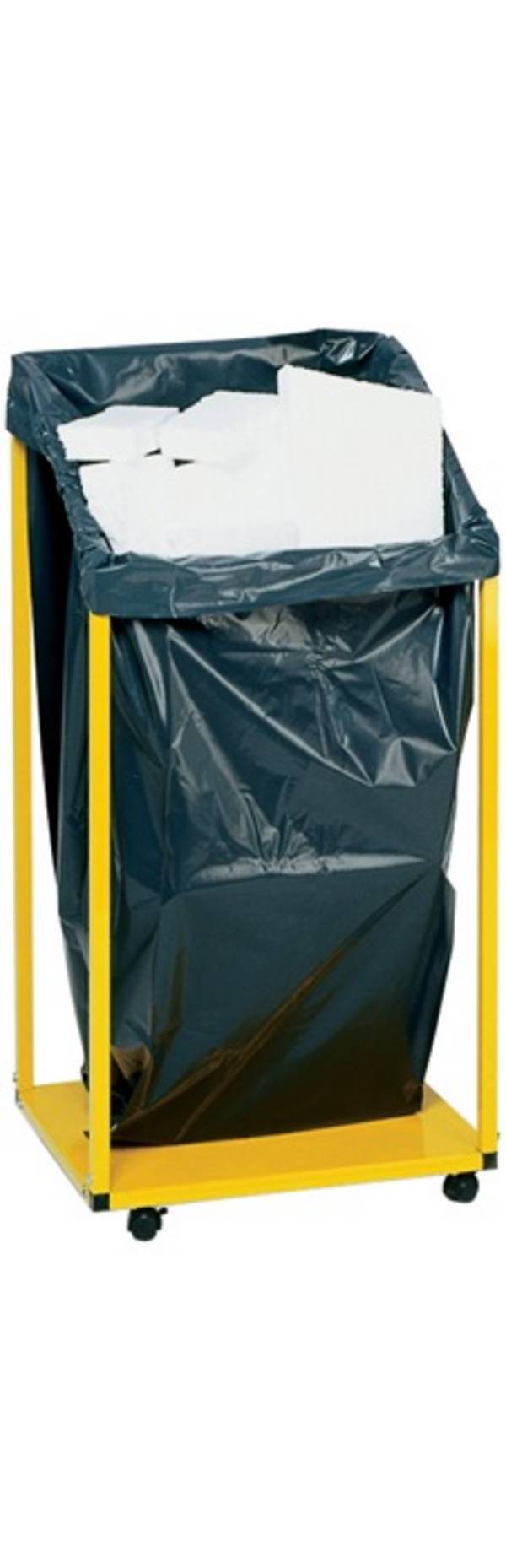 Kunststoffsack 400l LD-PE grau 100 µm B650/550xL1600mm 50St./Karton