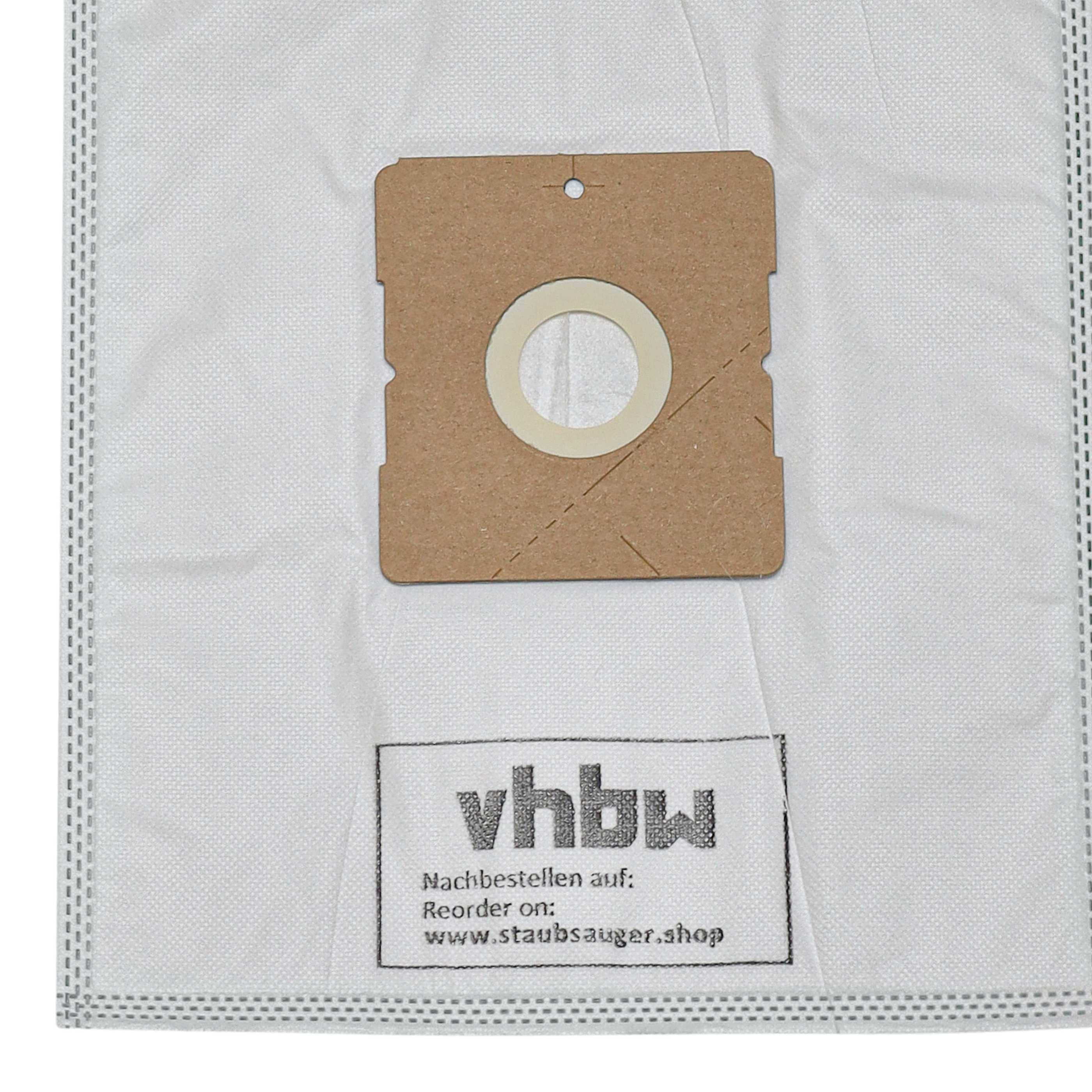 vhbw 10x Staubbeutel kompatibel mit De Sina BSS 1601 E | Compact, BSS 1401 E - Compact, BSS 1600e Staubsauger - 32cm x-1
