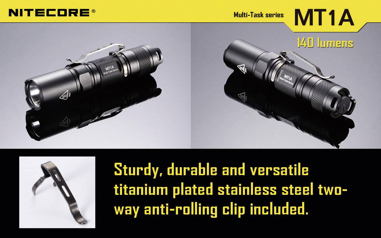 Nitecore MT1A LED Taschenlampe CREE XP-G2 R5 180 Lumen-11