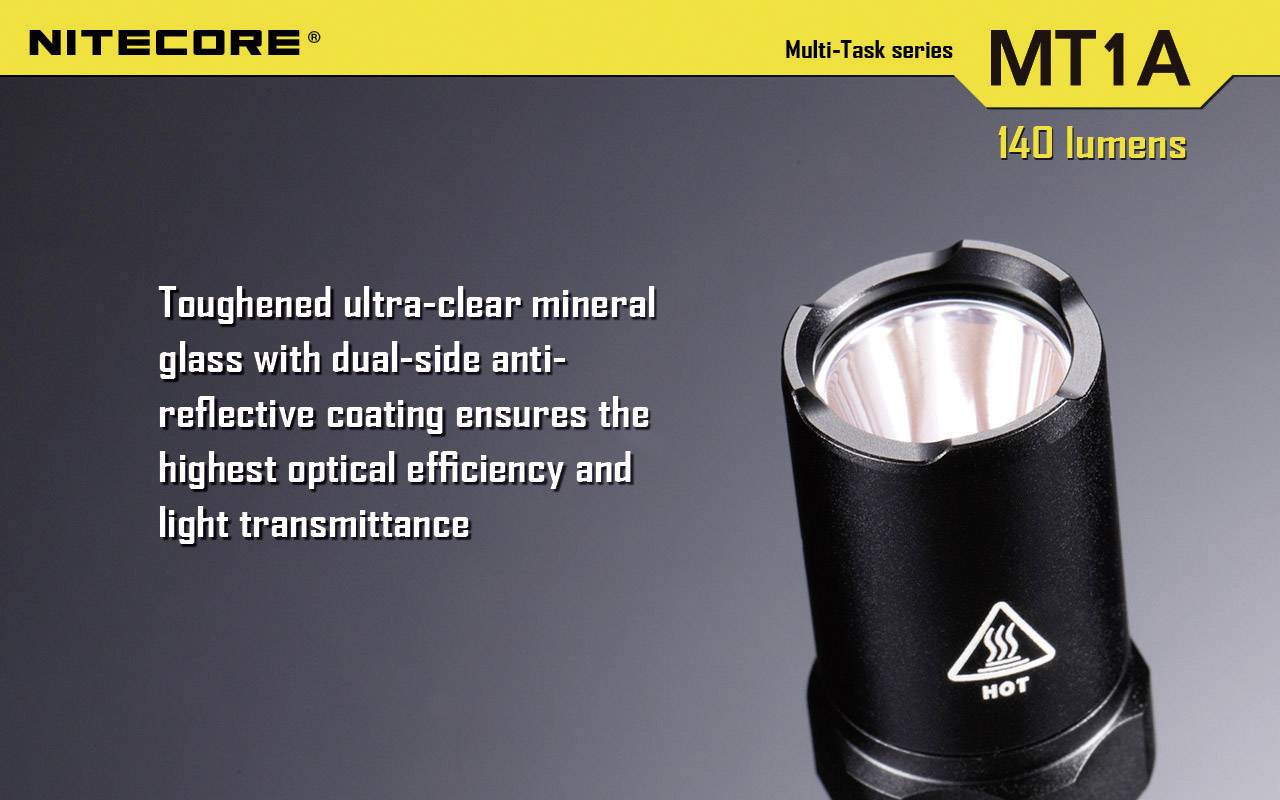 Nitecore MT1A LED Taschenlampe CREE XP-G2 R5 180 Lumen-17