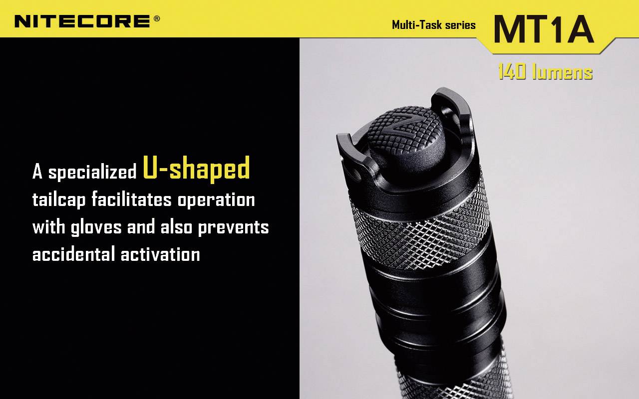 Nitecore MT1A LED Taschenlampe CREE XP-G2 R5 180 Lumen-18