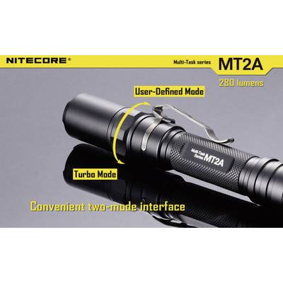 NiteCore MT2A LED Taschenlampe  batteriebetrieben 280 lm 50 h 67 g 