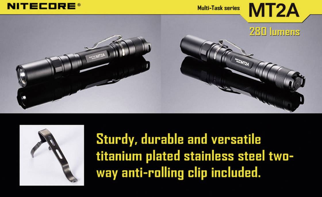 Nitecore MT2A LED Taschenlampe CREE XP-G2 R5 345 Lumen-9