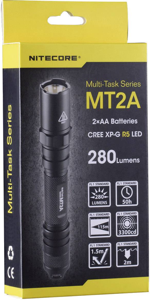 Nitecore MT2A LED Taschenlampe CREE XP-G2 R5 345 Lumen-15