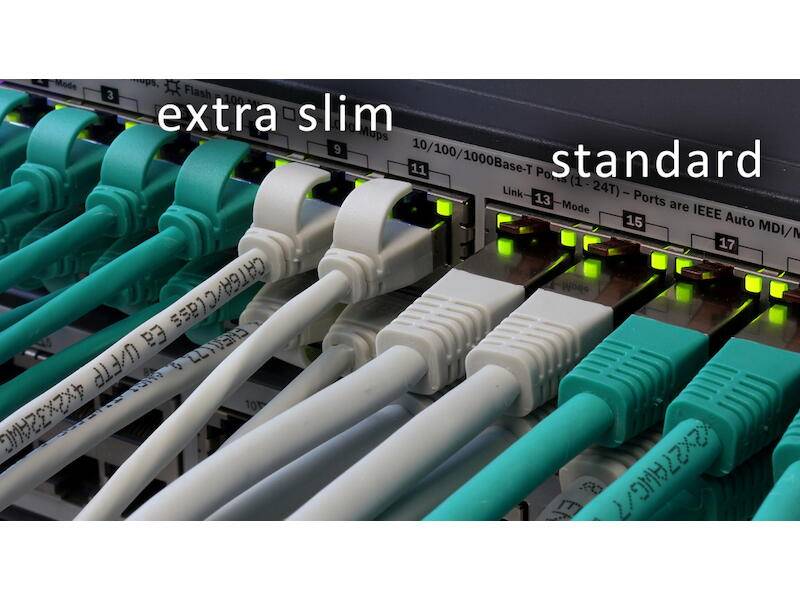 econ connect Patchkabel U/FTP Cat.6a extra dünn 15 m grau-3