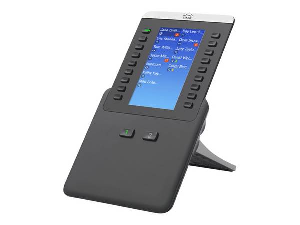 Cisco IP Phone 8865 Key Expansion Module - Funktionstasten-Erweiterungsmodul für VoIP-Telefon - holzkohlefarben - für I