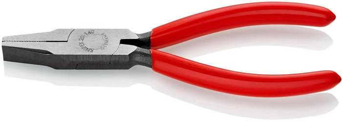 KNIPEX 20 01 160 Flachzange DIN ISO 5745 Gesamtlänge 160 mm Kopf poliert schwarz-0