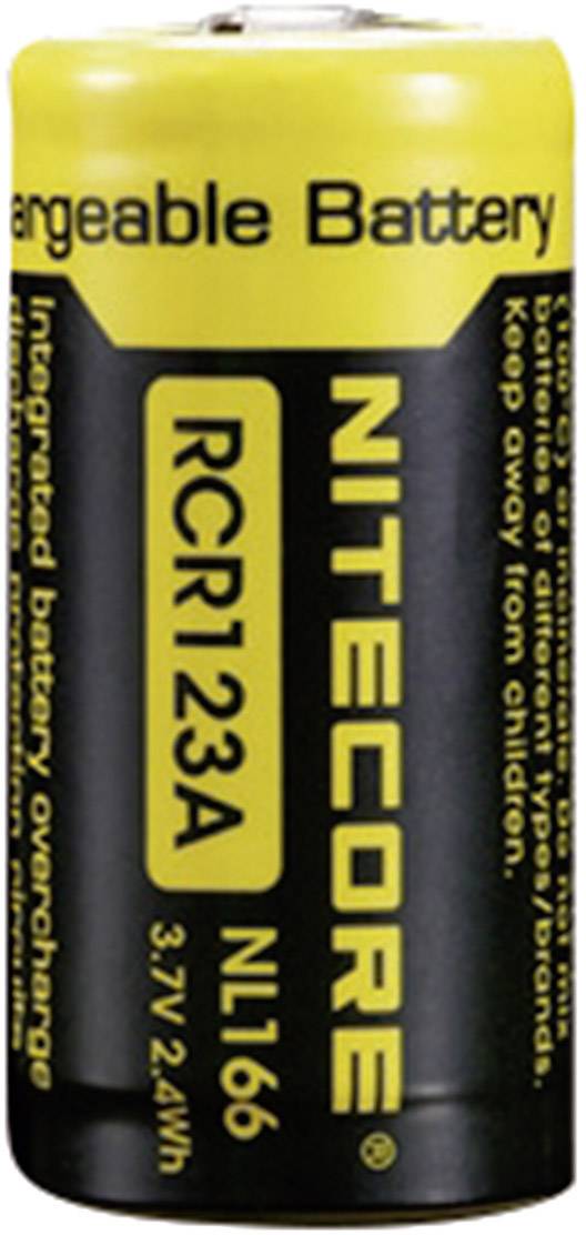 NiteCore NL166 Spezial-Akku 16340 Li-Ion 3.7 V 650 mAh 1 St.-1