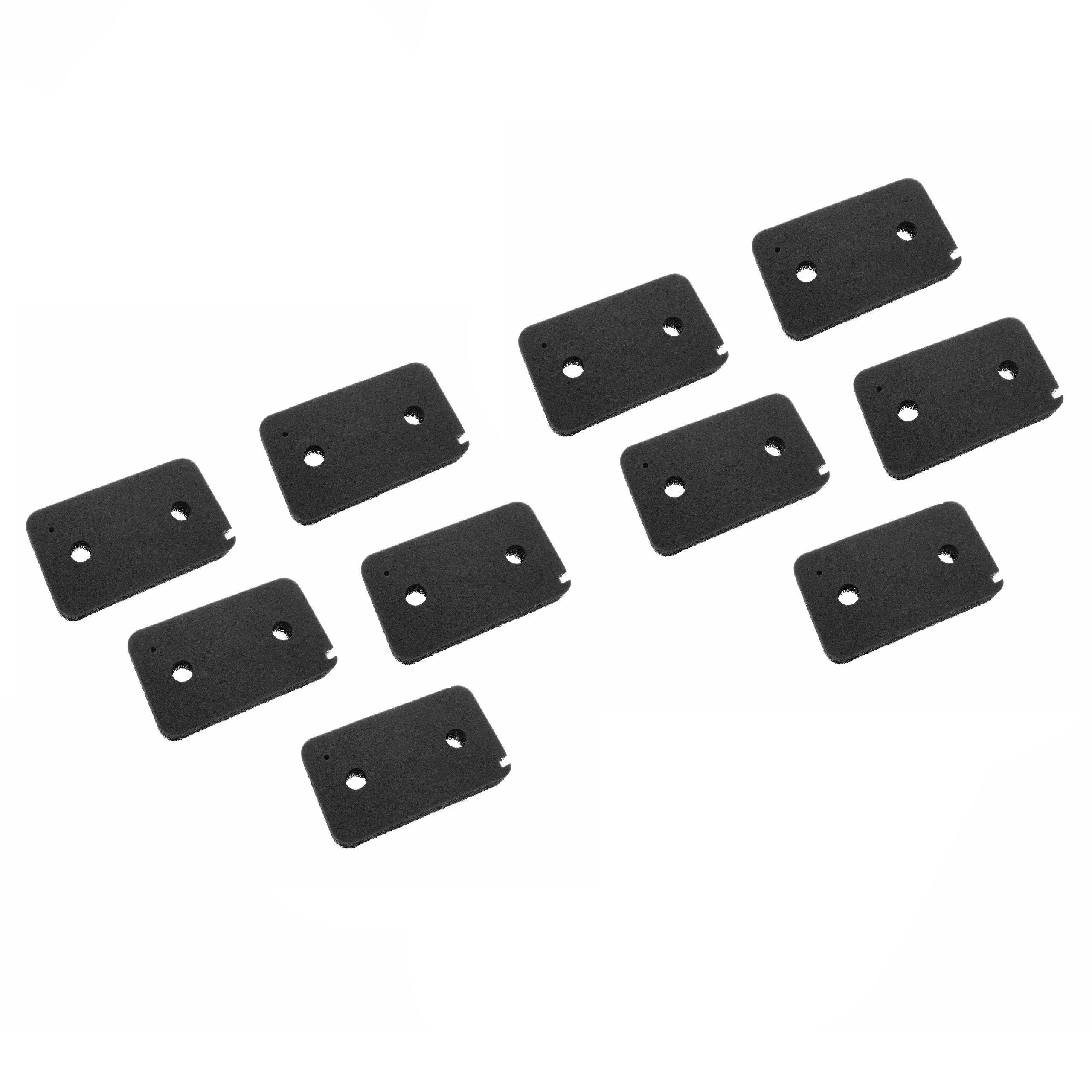 vhbw 10x Schaumfilter kompatibel mit Miele T8879WP (CH) | T8881S, T8877WP, T8879WP, T8871WP (CH), T8873WP, T8870WP (CH)-2