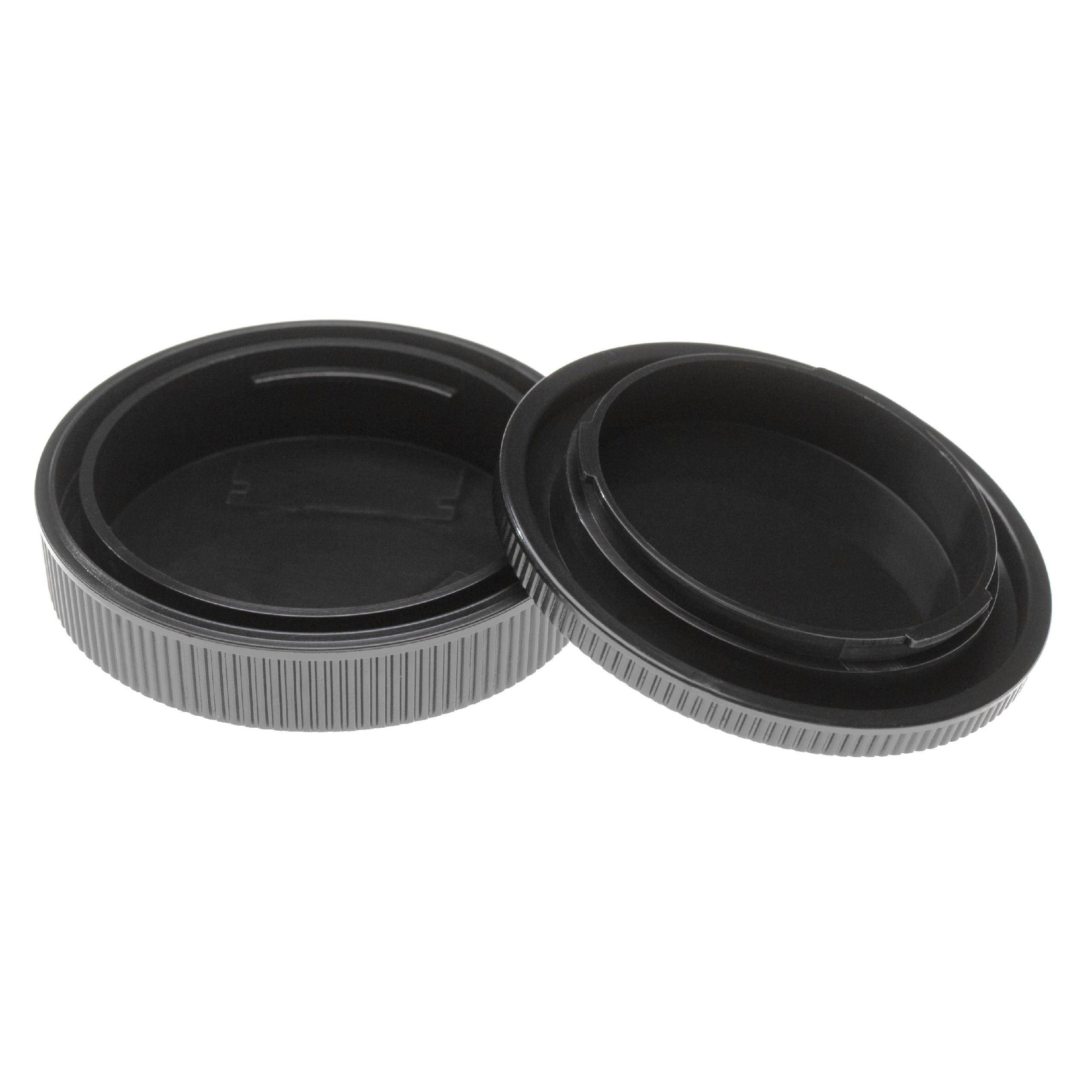 vhbw Objektivdeckel-Set kompatibel mit Canon EOS RP | R Kamera - Rück- und Gehäusedeckel Schwarz-1