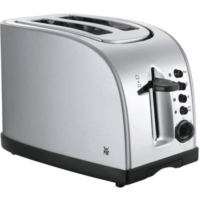 WMF STELIO Toaster mit Bagel-Funktion, mit Brötchenaufsatz Edelstahl