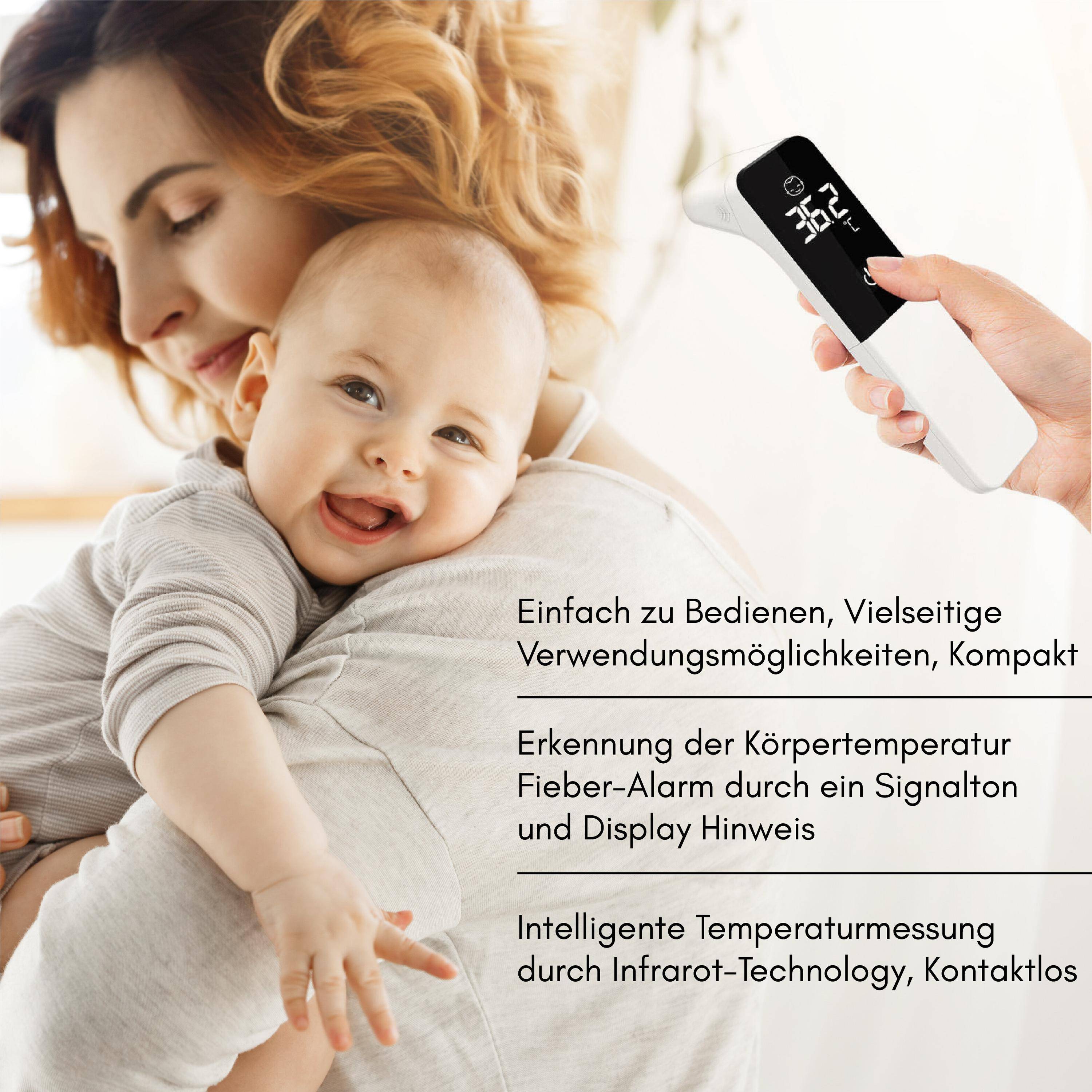 Preisbild für Infrarotthermometer IT20-Basic, Fieberthermometer kontaktlos medizinische Zulassung