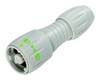 Kabelstecker S.770 MED 8pol. weiss KD 4-6mm | BINDER | Serie 770 | Miniatur