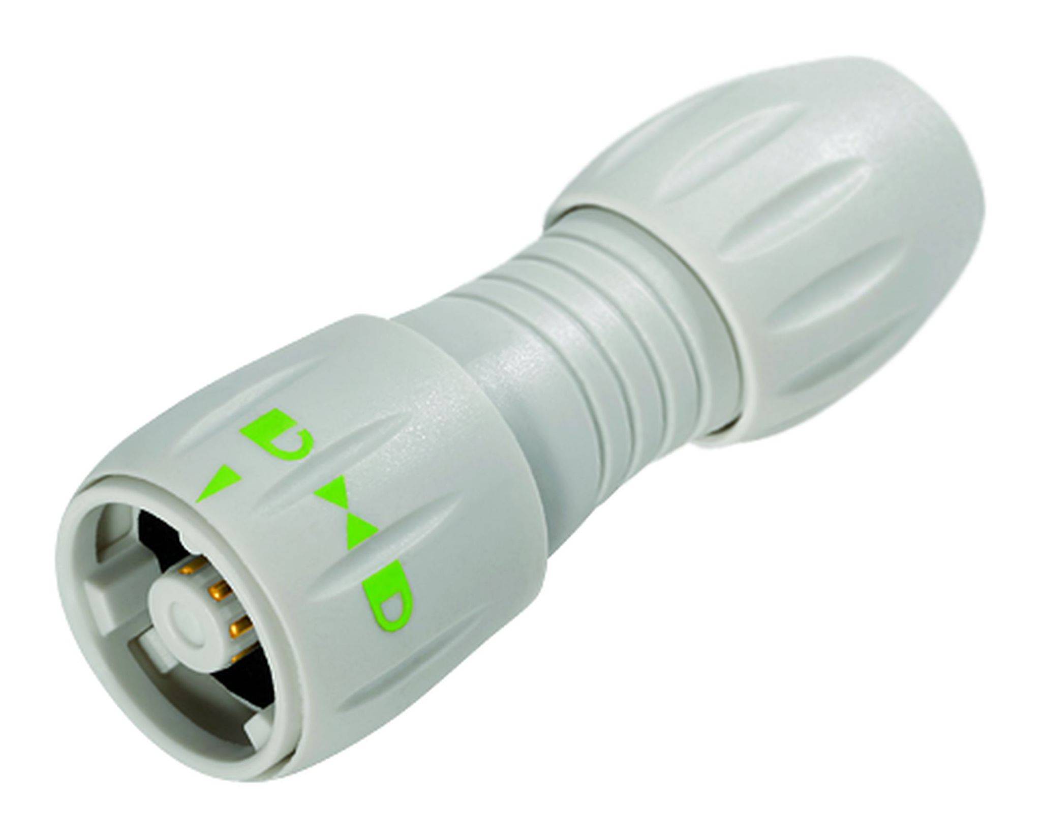 Kabelstecker S.770 MED 8pol. weiss KD 6-8mm | BINDER | Serie 770 | Miniatur-0