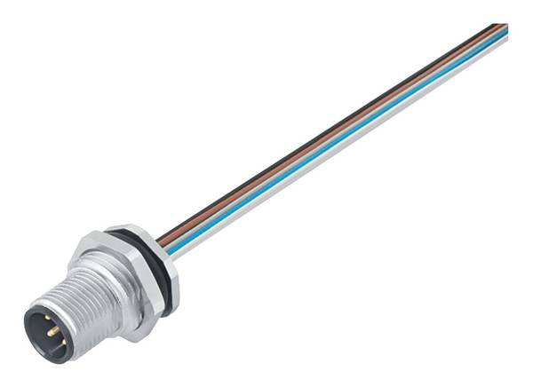 Flanschstecker S.763 5pol. AWG24 M16x1,5 | BINDER | Serie 763 | Automatisierung