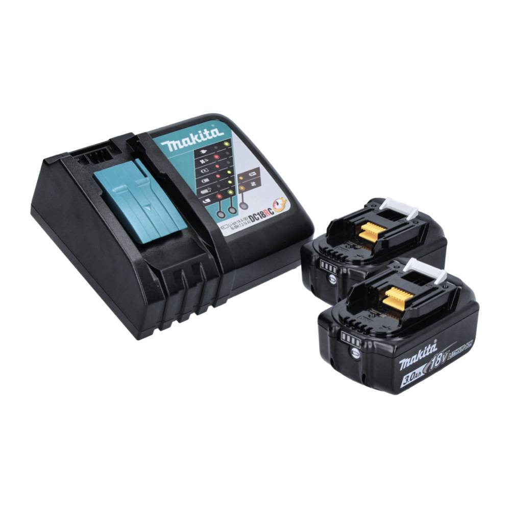 Makita DHR 241 RFJ Akku Bohrhammer 18 V 2,0 J SDS plus + 2x Akku 3,0 Ah + Ladegerät + Makpac-4