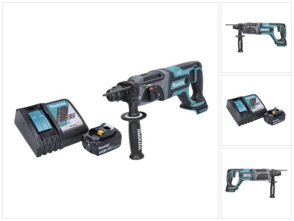 Makita DHR 241 RF1 Akku Bohrhammer 18 V 2,0 J SDS plus + 1x Akku 3,0 Ah + Ladegerät