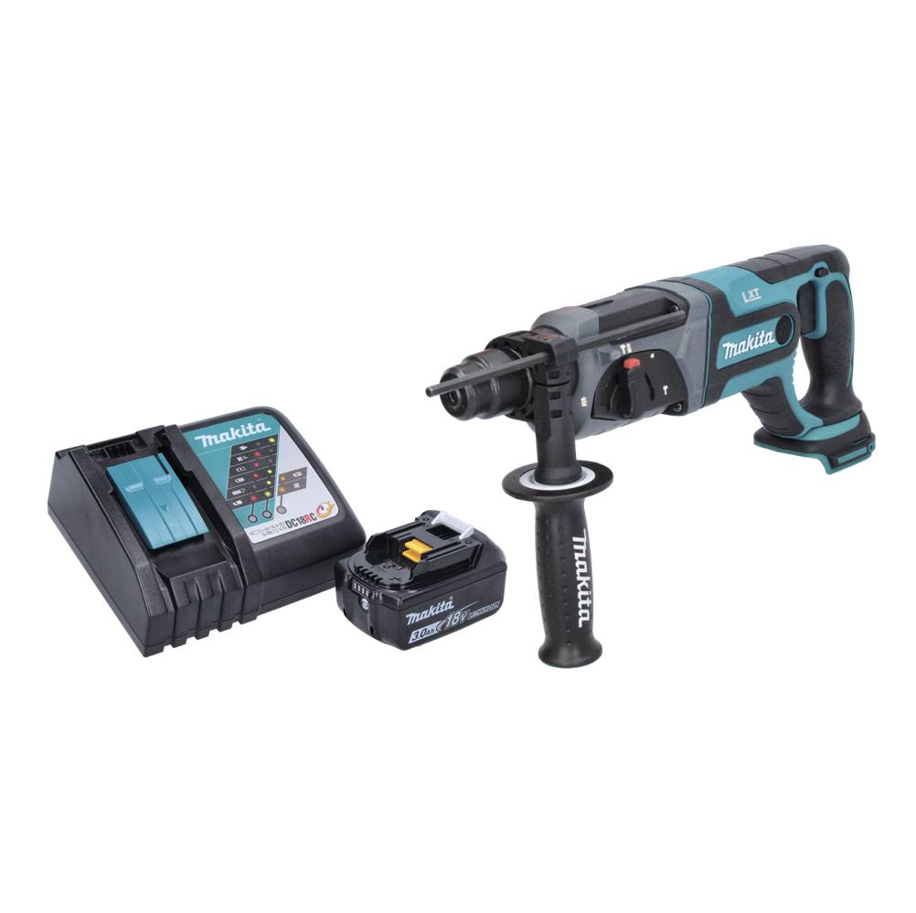 Makita DHR 241 RF1 Akku Bohrhammer 18 V 2,0 J SDS plus + 1x Akku 3,0 Ah + Ladegerät-1