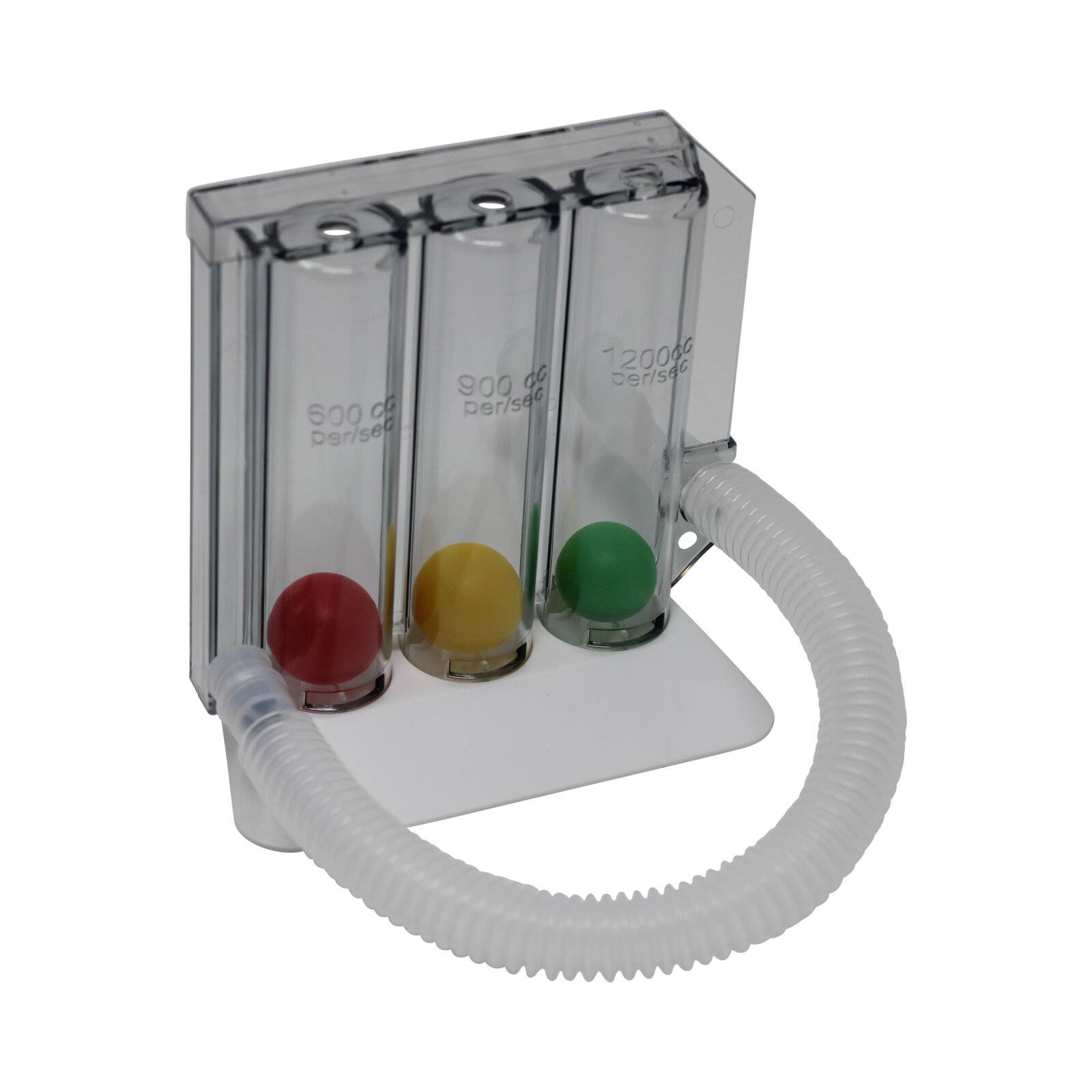 Atemtrainer Lungentrainer - 1200ml - Latexfrei, PVC-frei-0