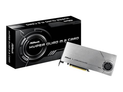 ASRock HYPER QUAD M.2 CARD - Schnittstellenadapter