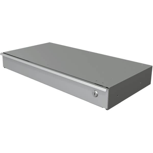 Unterbauschublade BxHxT 57x6x29,8cm silber-1