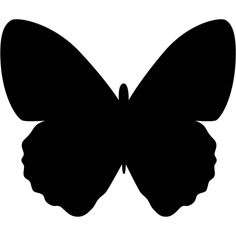 Securit Kreidetafel SILHOUETTE "Schmetterling"-0