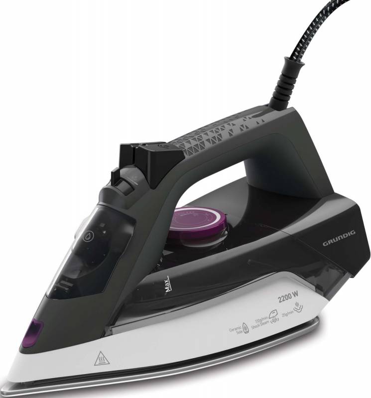 Grundig Dampfbügeleisen SI 4850 gr/ws/lila-0