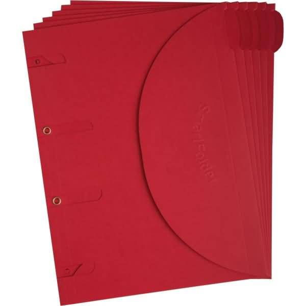 Ordnungsmappe Smartfolder A4 Standard rot VE=100 Stück-0