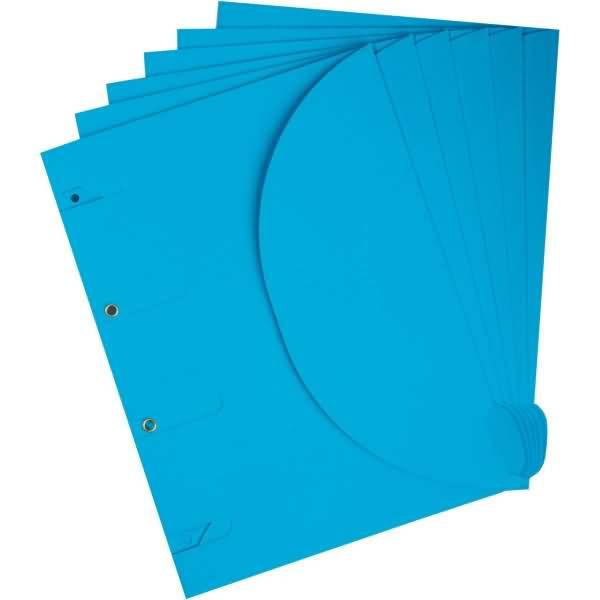 Ordnungsmappe Smartfolder A4 Standard blau VE=100 Stück-0
