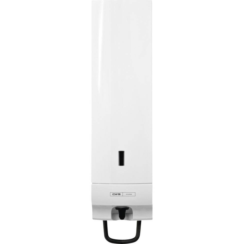 CWS Paradise Foam Slim Seifencremespender mit Schloss HxBxT 328,8x80,6x110,5mm, Weiß-0
