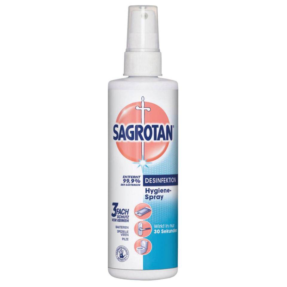 SAGROTAN Hygiene-Spray, gebrauchsfertiges Desinfektionsspray, 250ml/Pumpflasche-0
