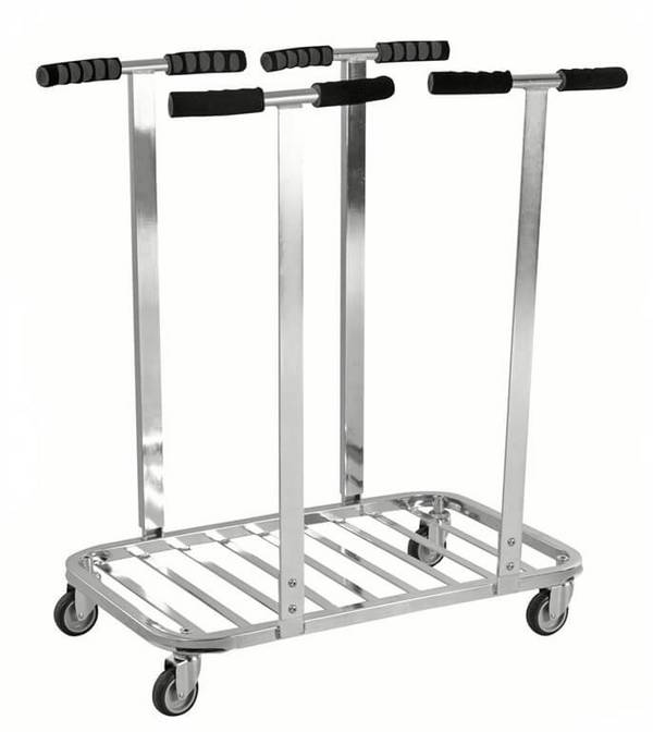 Kongamek Müllsackständer mit Rollen für 2 Säcke 125 l