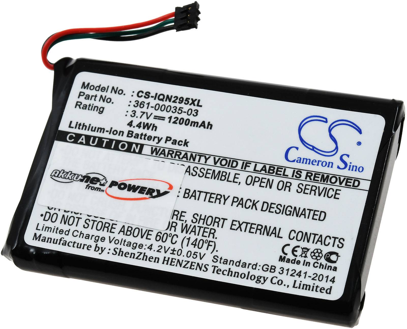 Akku für Navigation GPS Garmin nüvi 2597 LMT, 3,7V, Li-Ion-2