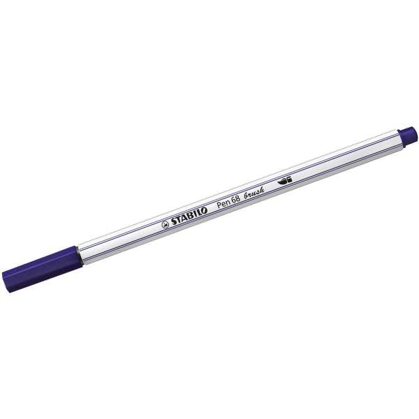 Premium-Filzstift mit Pinselspitze Pen 68 brush preußischblau-0