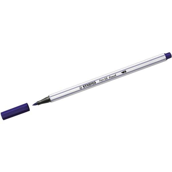 Premium-Filzstift mit Pinselspitze Pen 68 brush preußischblau-1