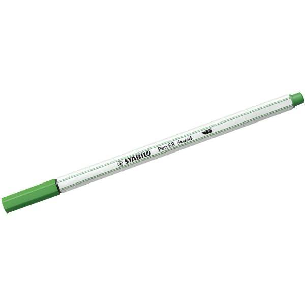 Premium-Filzstift mit Pinselspitze Pen 68 brush smaragdgrün-0