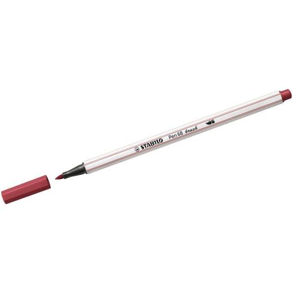 Premium-Filzstift mit Pinselspitze Pen 68 brush dunkelrot-1