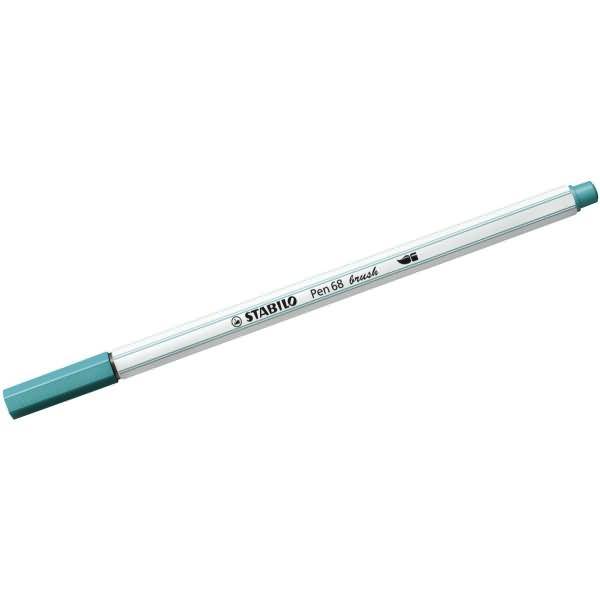 Premium-Filzstift mit Pinselspitze Pen 68 brush türkisblau-0