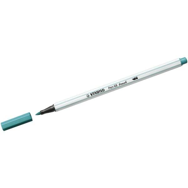 Premium-Filzstift mit Pinselspitze Pen 68 brush türkisblau-1